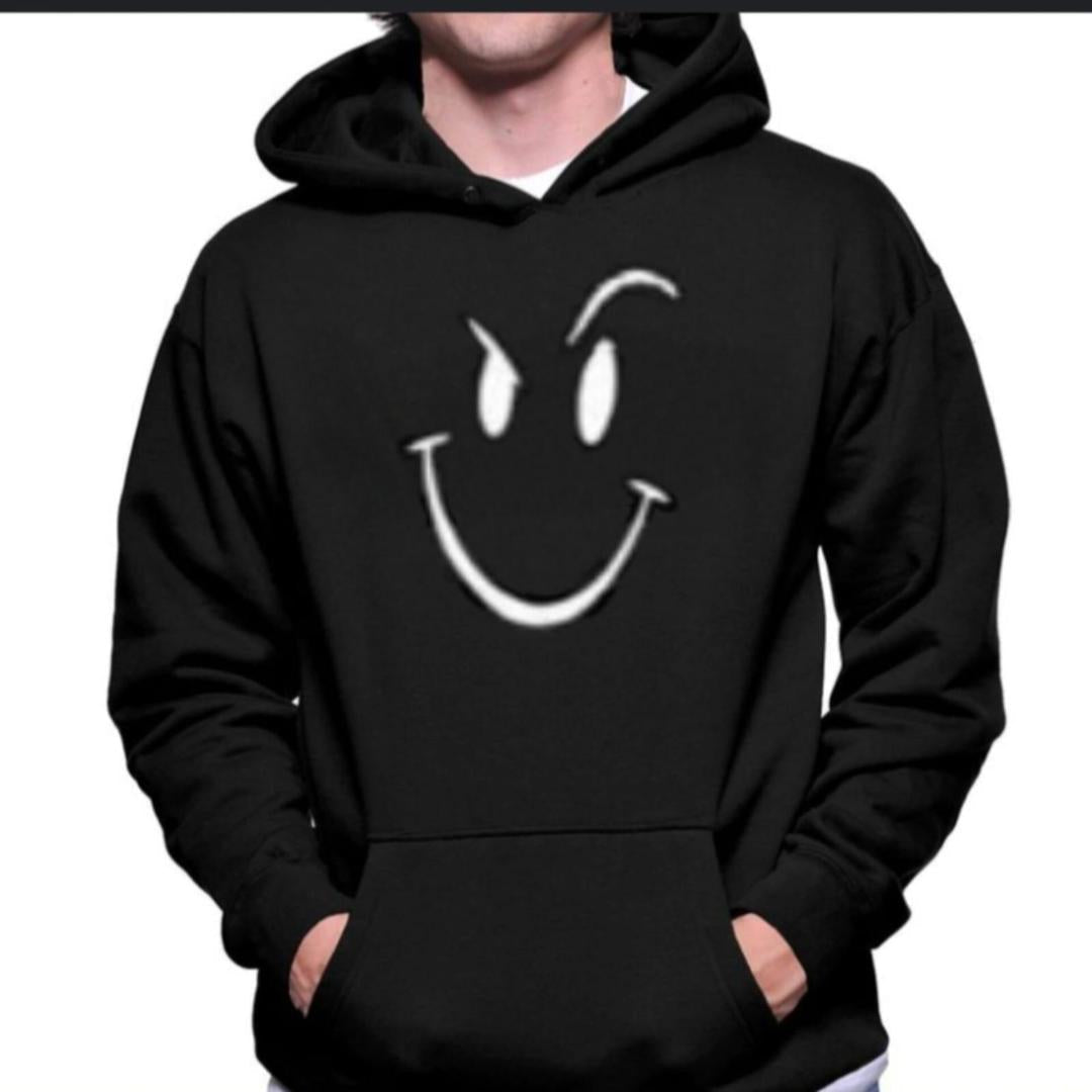 Smiley Face Hoodie for Casual Wear